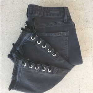 Paige Jeans High Wasted High Rise Slight Flare